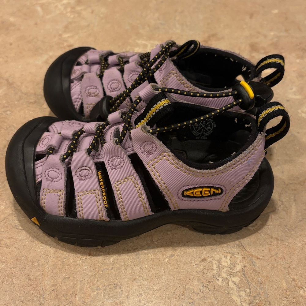 Keen Kids Purple and Black Sandals